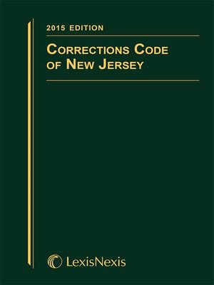 cover image of Corrections Code of New Jersey